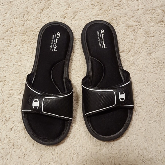 champion memory foam flip flops